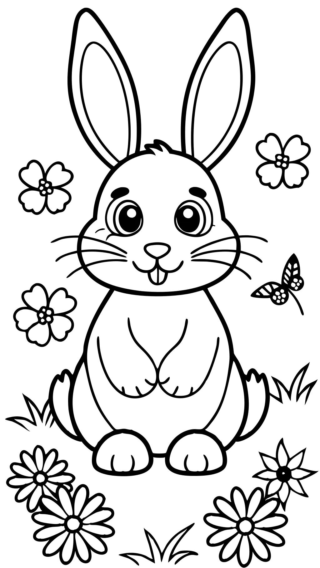 coloriages de lapin imprimables